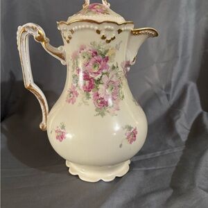 Limoges Porcelain with Red and Green Markings